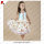 JannyBB new design floral ruffle toddler dress